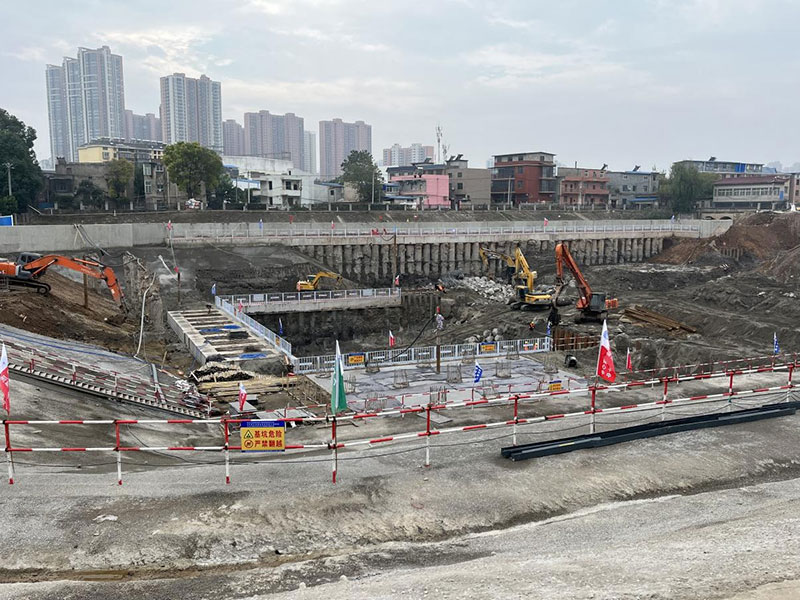 喜報！正宇科創(chuàng)建設(shè)花馬湖泵站項目已挖至坑底！